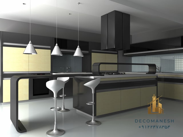 کابینت آشپزخانه با طراحی مدرن و خاص