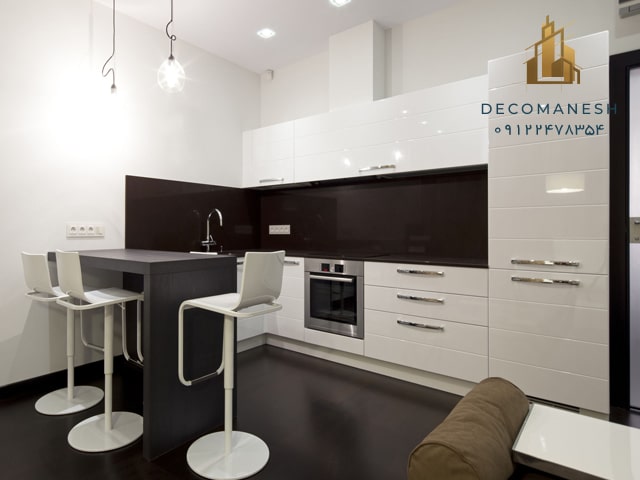 کابینت آشپزخانه با طراحی شیک و جذاب
