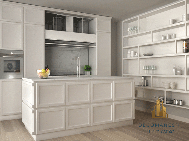 کابینت هایکلیاف با تم سفید