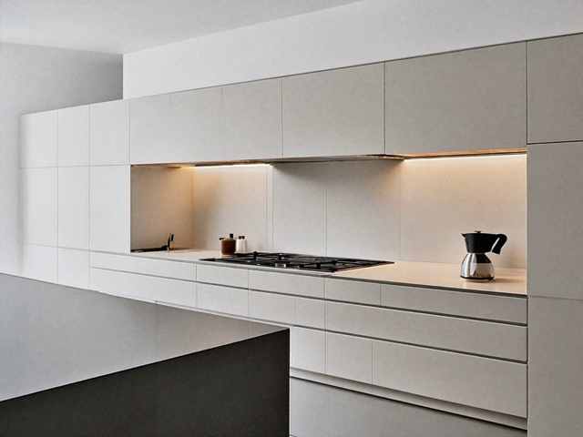 نمای جذاب کابینت سبک مینیمال