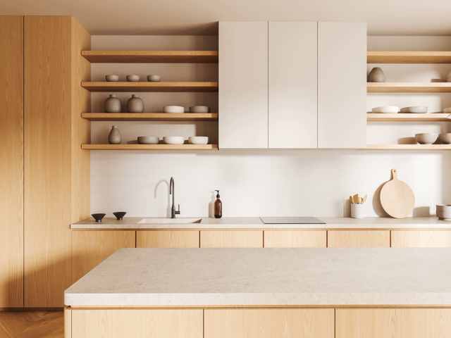 سبک کابینت بدون درب