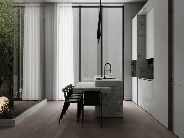 کابینت آشپزخانه سبک ساحلی