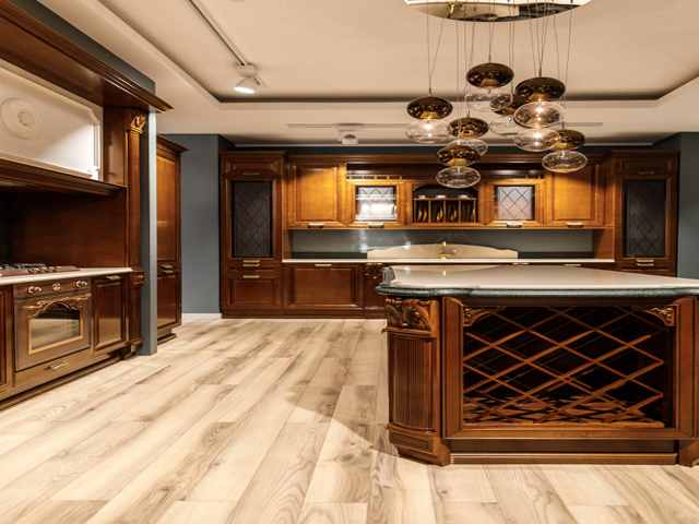کابینت آشپزخانه سبک سنتی غربی