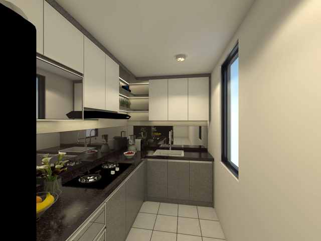 کابینت برای آشپزخانه باریک