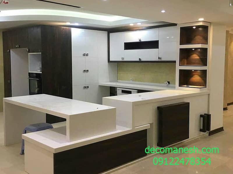 کابینت آشپزخانه با طراحی شیک و مدرن
