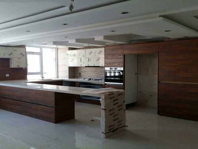 کابینت ام دی اف با تم قهوه ای